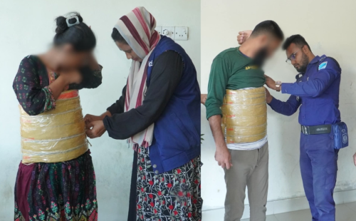 নরসিংদীতে ভিন্ন কৌশলে গাঁজা বহনকালে আটক ২